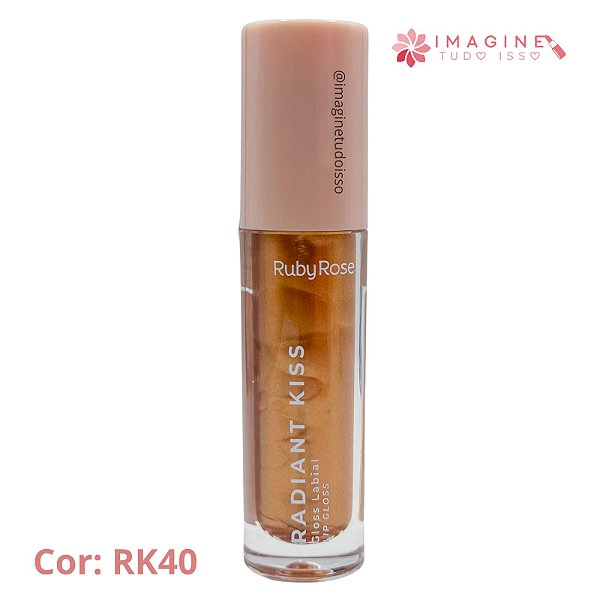 Gloss Labial Radiant Kiss (COR RK40) - Ruby Rose