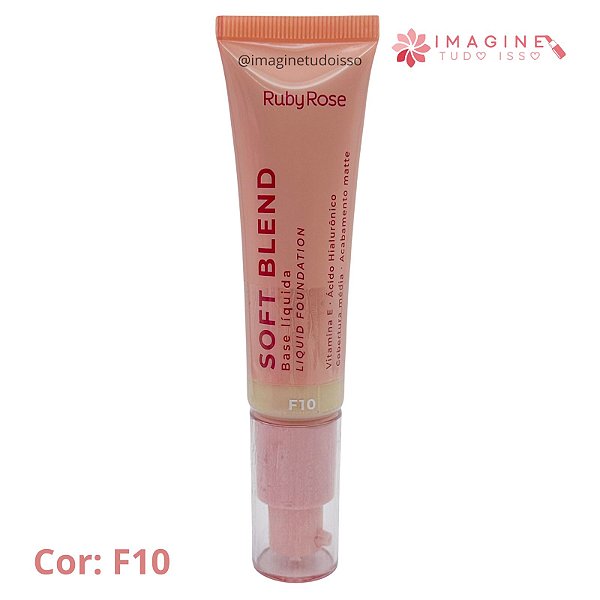 Base Líquida Soft Blend (COR F10) - Ruby Rose