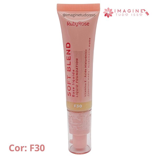 Base Líquida Soft Blend (COR F30) - Ruby Rose