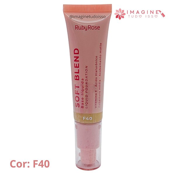 Base Líquida Soft Blend (COR F40) - Ruby Rose