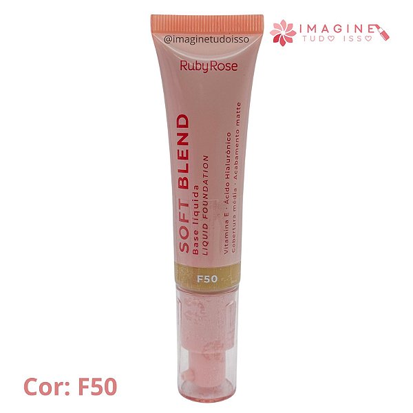 Base Líquida Soft Blend (COR F50) - Ruby Rose
