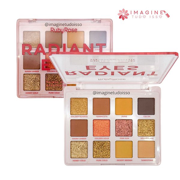Paleta de Sombras Radiant Eyes - Ruby Rose
