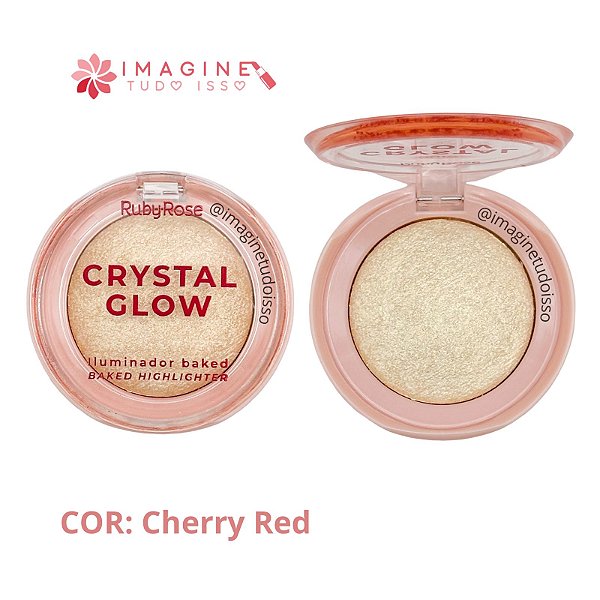 Iluminador Baked Crystal Glow (COR Cherry Red) - Ruby Rose