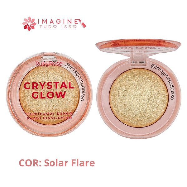 Iluminador Baked Crystal Glow (COR Solar Flare) - Ruby Rose