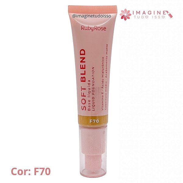 Base Líquida Soft Blend (COR F70) - Ruby Rose