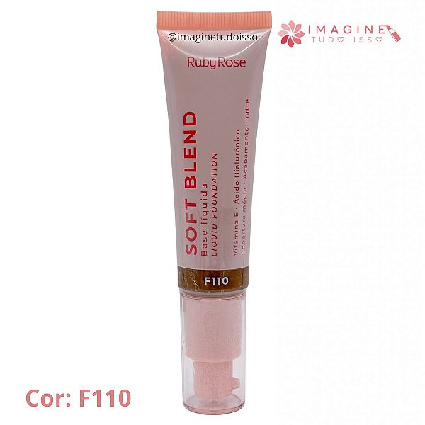 Base Líquida Soft Blend (COR F110) - Ruby Rose