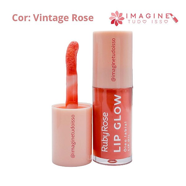 Óleo Labial Lip Glow (COR Vintage Rose) - Ruby Rose