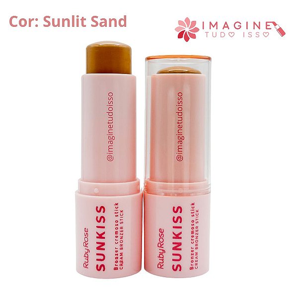 Bronzer Cremoso Stick Sunkiss (COR Sunlit Sand) - Ruby Rose