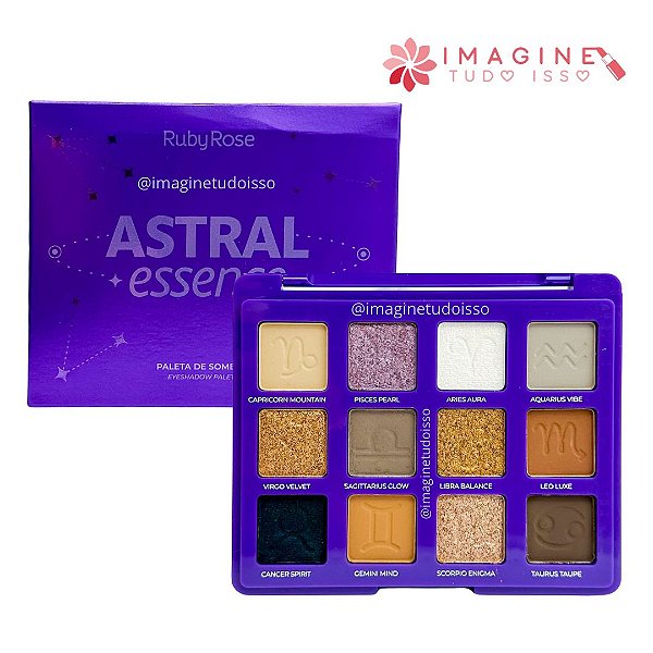 Paleta de Sombras Astral Essence - Ruby Rose