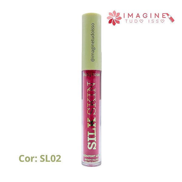 Batom Líquido Comfort Lips Silk Skin (SL02) - Ruby Rose