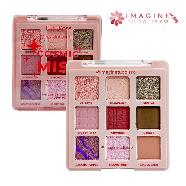 Paleta de Sombras Cosmic Mist - Ruby Rose