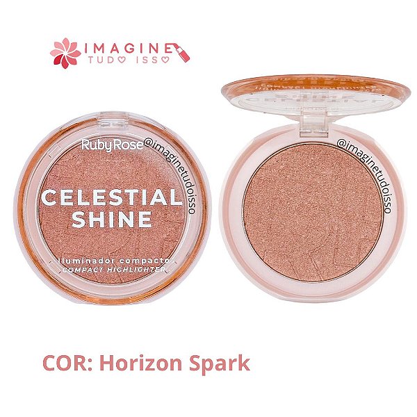 Iluminador Compacto Celestial Shine (COR Horizon Spark) - Ruby Rose