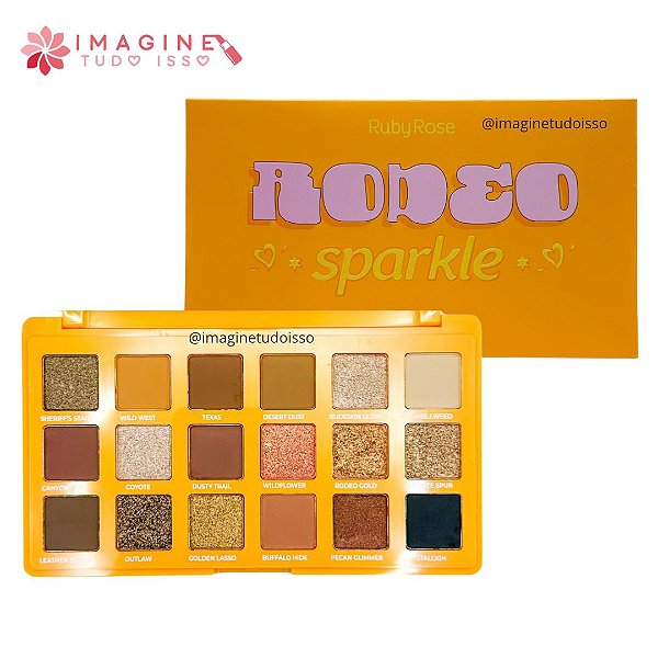 Paleta de Sombras Rodeo Sparkle - Ruby Rose