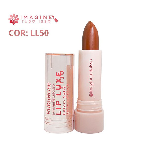 Batom Satin Lip Lux (COR LL50) - Ruby Rose