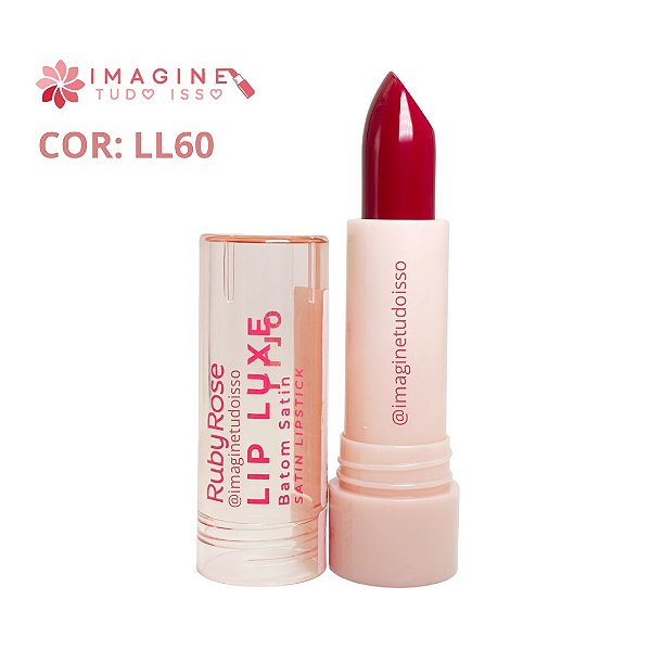 Batom Satin Lip Lux (COR LL60) - Ruby Rose