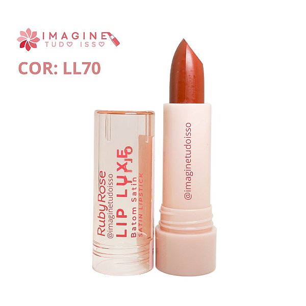 Batom Satin Lip Lux (COR LL70) - Ruby Rose
