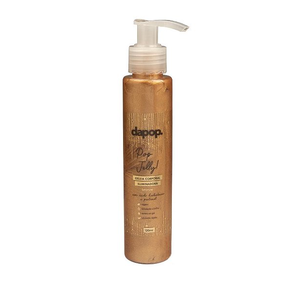 Geleia Corporal Iluminadora Pop Jelly (COR Bronze) - Dapop