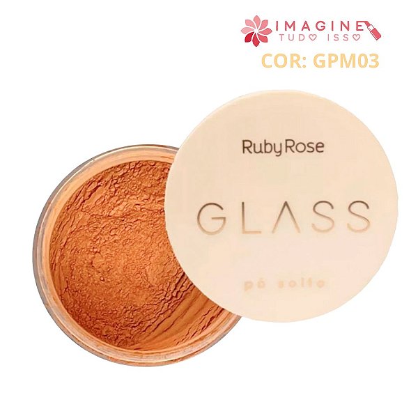 Pó Solto Glass (COR GPM03) - Ruby Rose