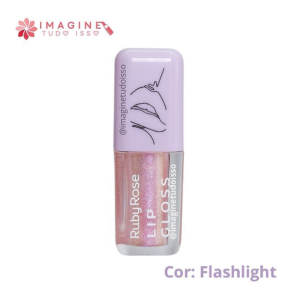 Lip Gloss Novo (COR Flashlight)  - Ruby Rose