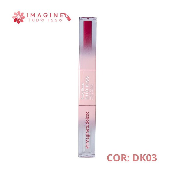 Batom Duo  Kiss (COR DK03) - Ruby Rose