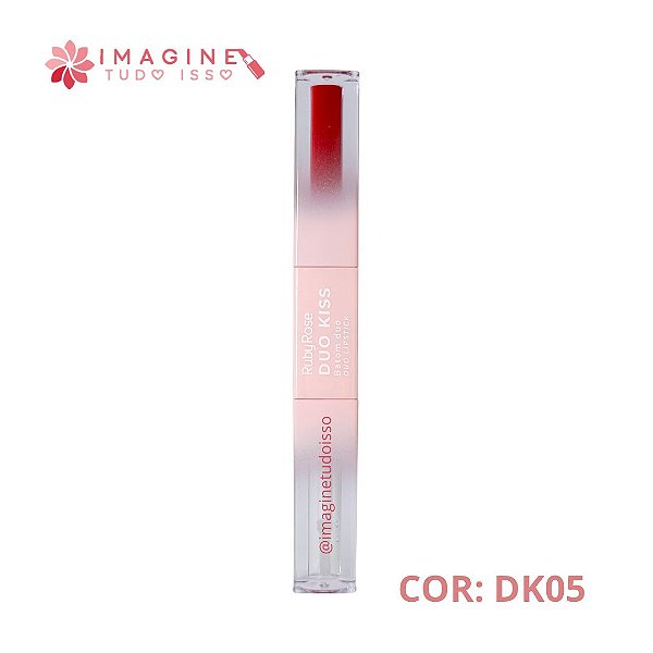 Batom Duo  Kiss (COR DK05) - Ruby Rose