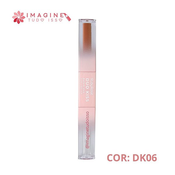 Batom Duo  Kiss (COR DK06) - Ruby Rose