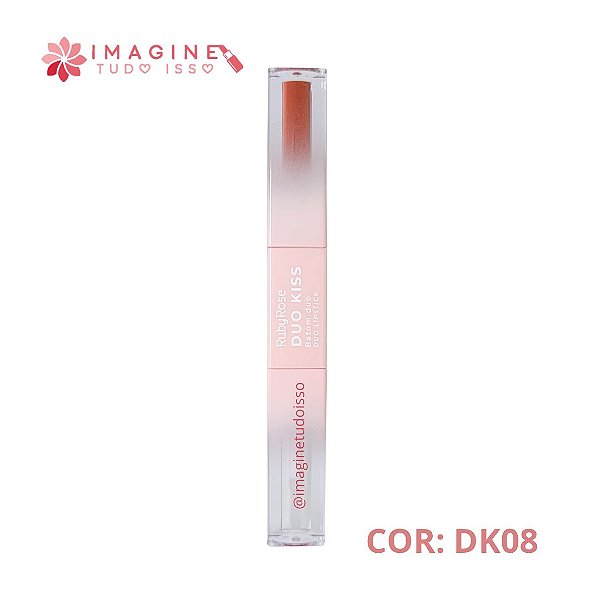 Batom Duo  Kiss (COR DK08) - Ruby Rose