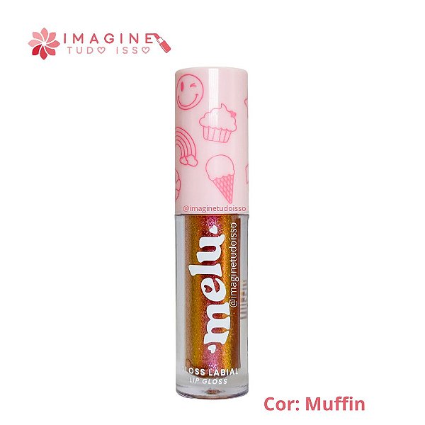 Gloss Labial Novo (COR Muffin) - Melu by Ruby Rose