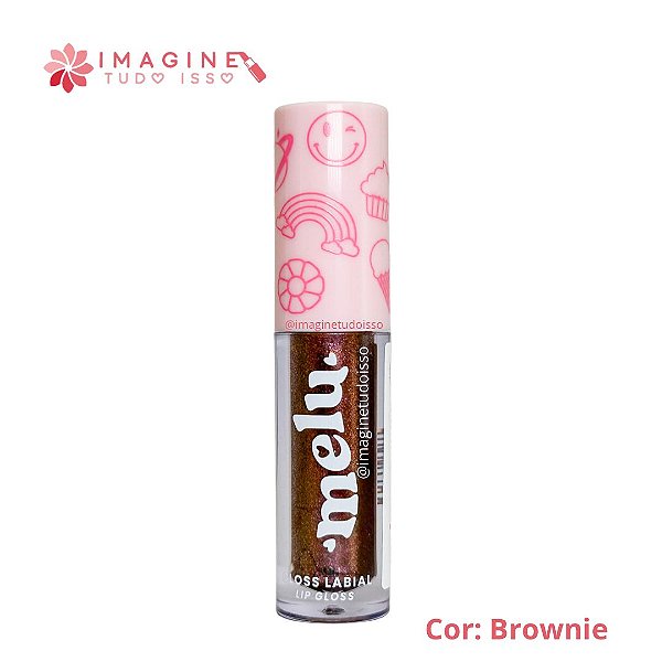 Gloss Labial Novo (COR Brownie) - Melu by Ruby Rose
