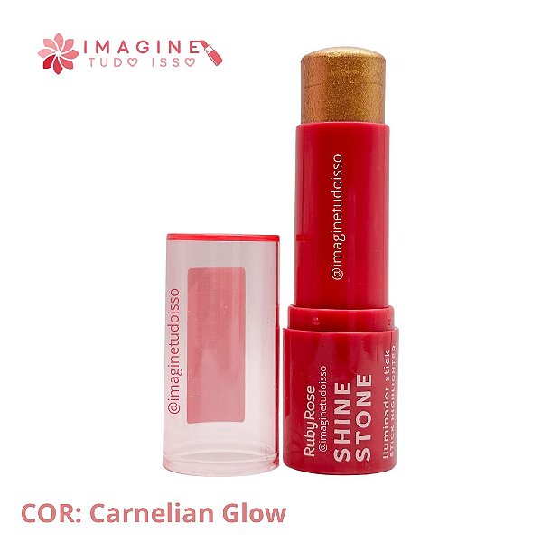Iluminador Stick Shine Stone (COR Carnelian Glow) - Ruby Rose