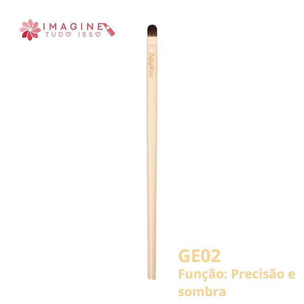 Pincel Precisão e Sombra Glass (GE2) - Ruby Rose
