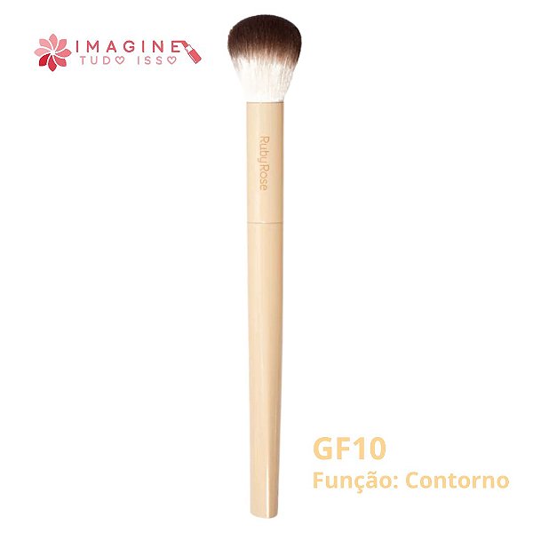 Pincel Contorno Glass (GF10) - Ruby Rose