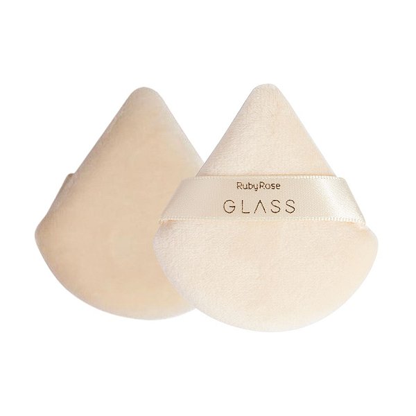 Esponja para Pó Powder Puff Glass - Ruby Rose