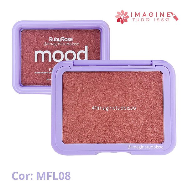 Iluminador Compacto Fine Light Mood (COR MFL08) - Ruby Rose