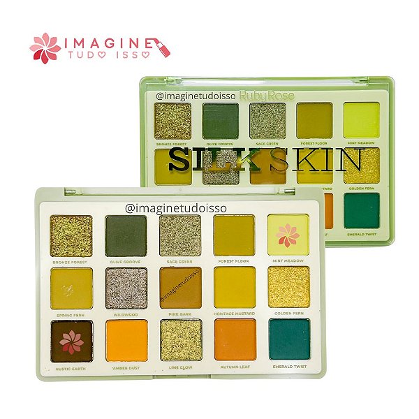 Paleta de Sombras Nature Gleam Silk Skin - Ruby Rose