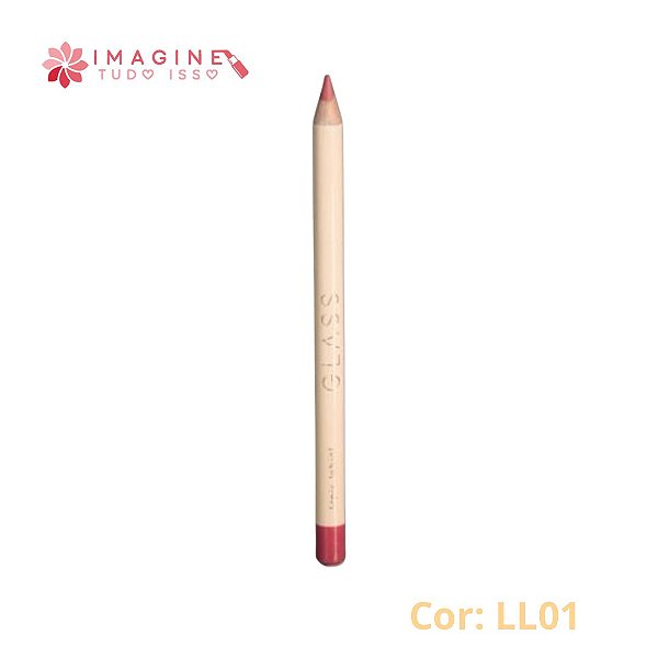 Lápis Labial Glass (COR LL01) - Ruby Rose