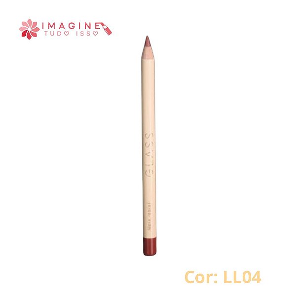 Lápis Labial Glass (COR LL04) - Ruby Rose