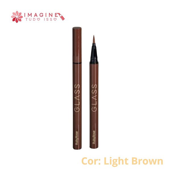 Caneta Delineadora Marrom Glass (COR BE01 Light Brown) - Ruby Rose