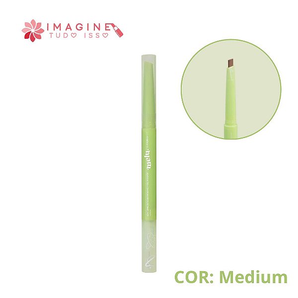 Lápis para Sobrancelha + Gel Fixador (COR Medium) - Melu by Ruby Rose