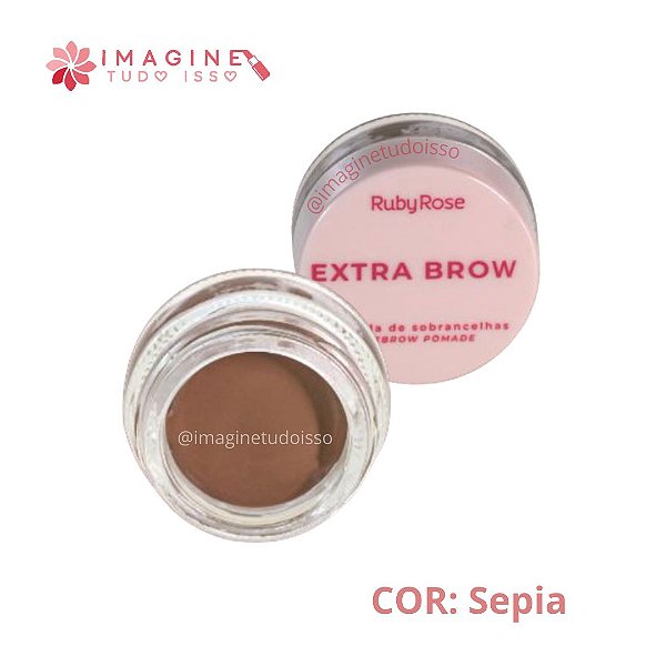 Pomada de Sobrancelhas Extra Brow (COR Sepia) - Ruby Rose
