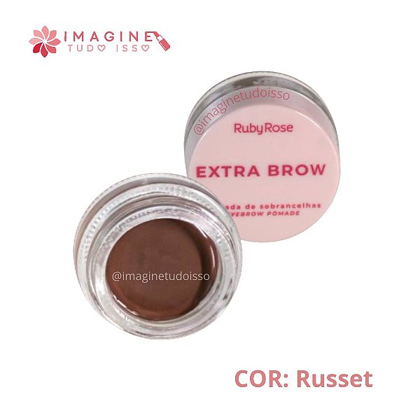 Pomada de Sobrancelhas Extra Brow (COR Russet) - Ruby Rose