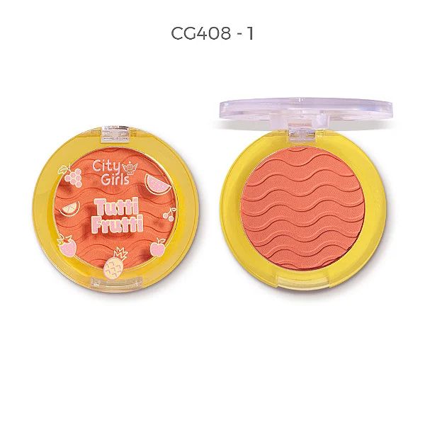 Blush Compacto Tutti Frutti (COR 01) - City Girls