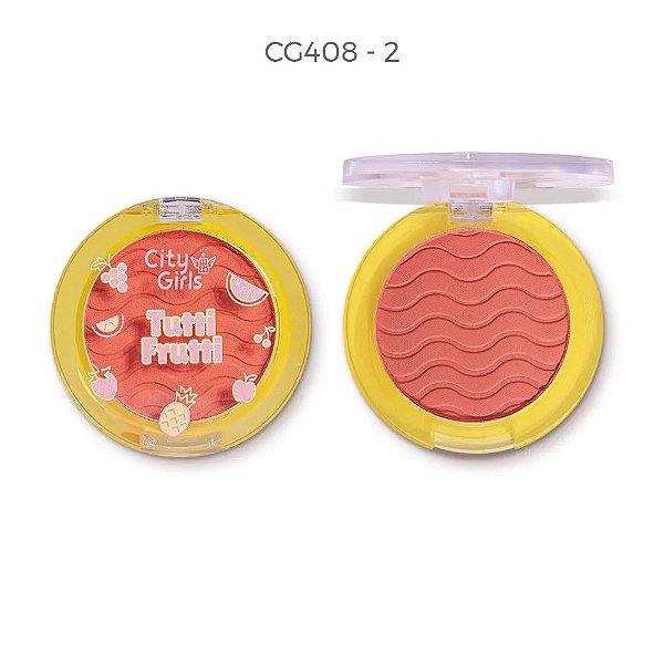 Blush Compacto Tutti Frutti (COR 02) - City Girls