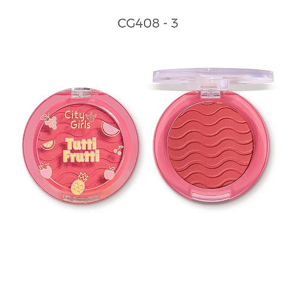 Blush Compacto Tutti Frutti (COR 03) - City Girls