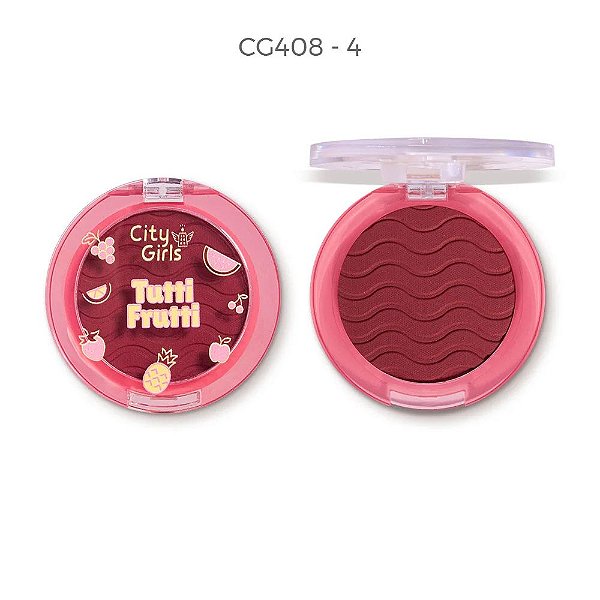 Blush Compacto Tutti Frutti (COR 04) - City Girls