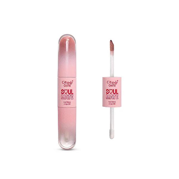 Lip Oil e Lip Gloss Soul Mate (COR 1) - City Girls