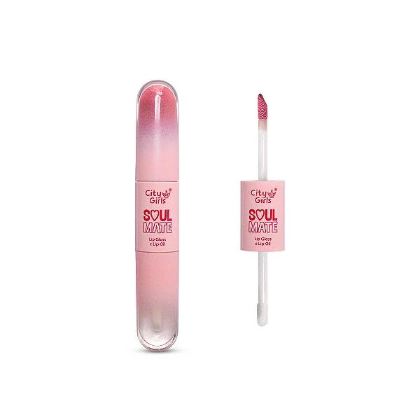 Lip Oil e Lip Gloss Soul Mate (COR 5) - City Girls