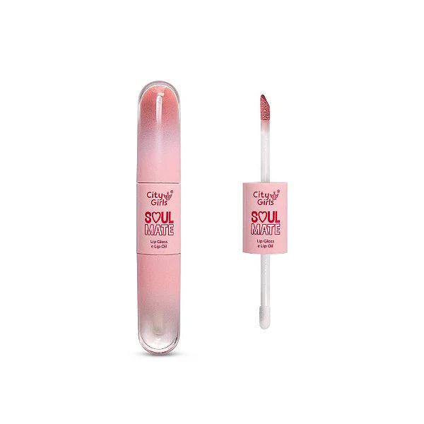 Lip Oil e Lip Gloss Soul Mate (COR 6) - City Girls