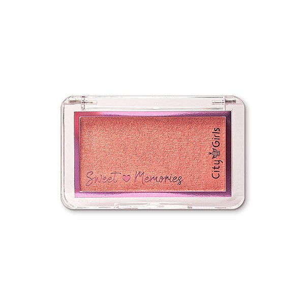 Blush e Iluminador Cremoso Sweet Memories (COR 01) - City Girls