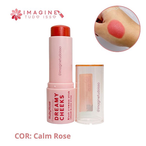 Blush Cremoso Stick Dreamy Cheeks (COR Calm Rose) - Ruby Rose